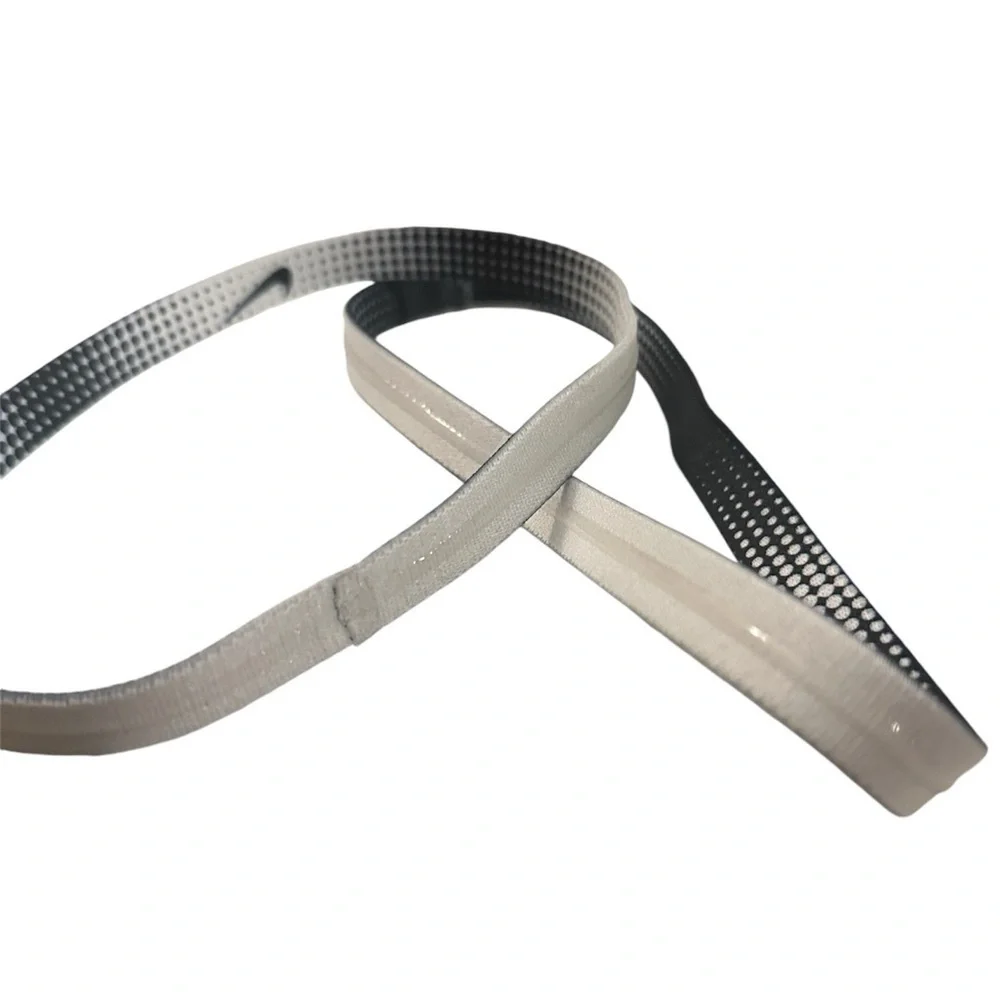 NWOT Nike Swoosh 2 Thin Headbands Black and White Fade Design